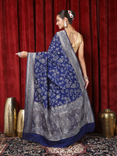 Zari Jaal Crepe Saree